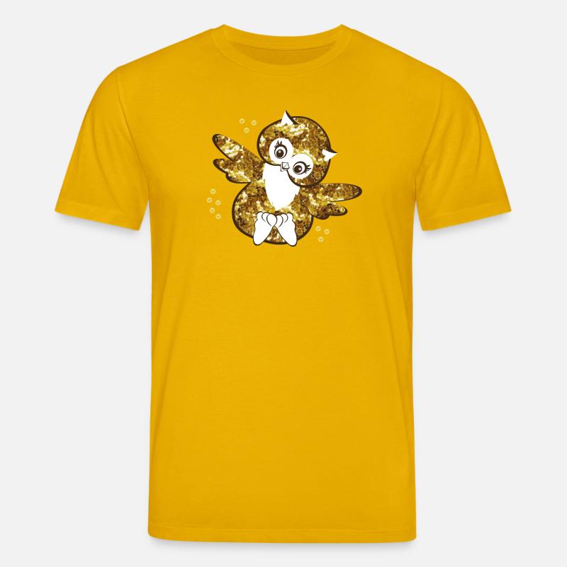 Funkelnde Eulenmädchen Illustration - Stanley/Stella Unisex Bio-T-Shirt CREATOR  - Spektralgelb