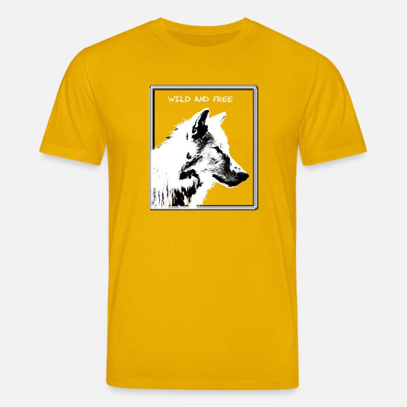 Wolf - Stanley/Stella Unisex Bio-T-Shirt CREATOR  - Spektralgelb