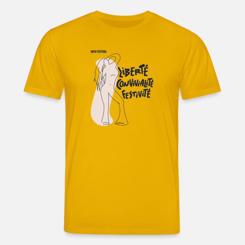 Fühl dich frei Mädchen - Stanley/Stella Unisex Bio-T-Shirt CREATOR  - Spektralgelb