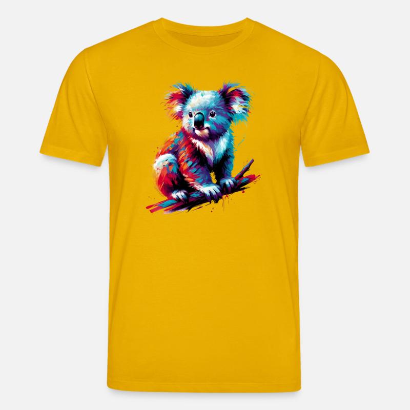 Koala - T-shirt bio CREATOR Stanley/Stella Unisexe - jaune spectre