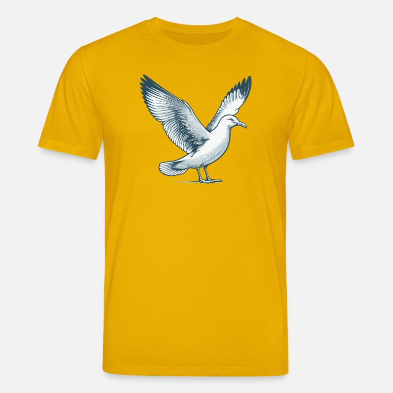 Möwe - Stanley/Stella Unisex Bio-T-Shirt CREATOR  - Spektralgelb