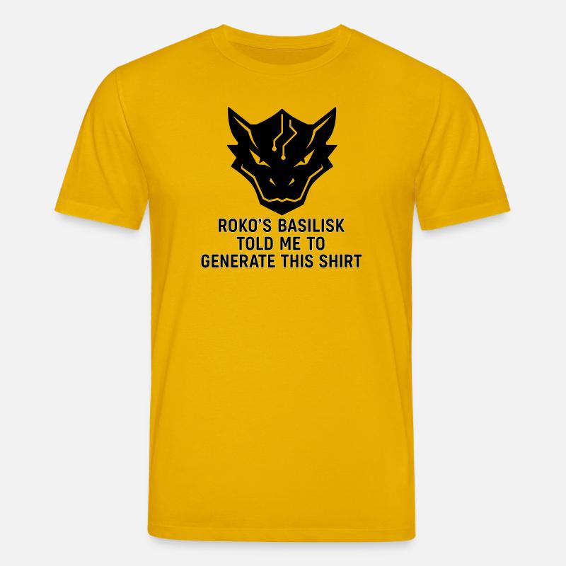 Generated by the Basilisk - Stanley/Stella CREATOR Unisex Organic T-Shirt - spectra yellow