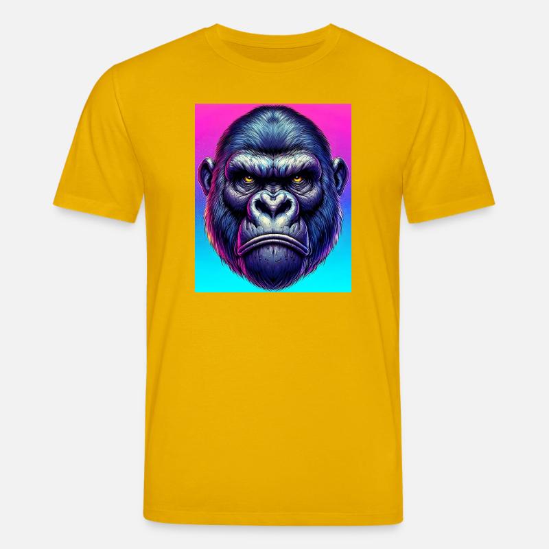 Gorilla - Stanley/Stella Unisex Bio-T-Shirt CREATOR  - Spektralgelb