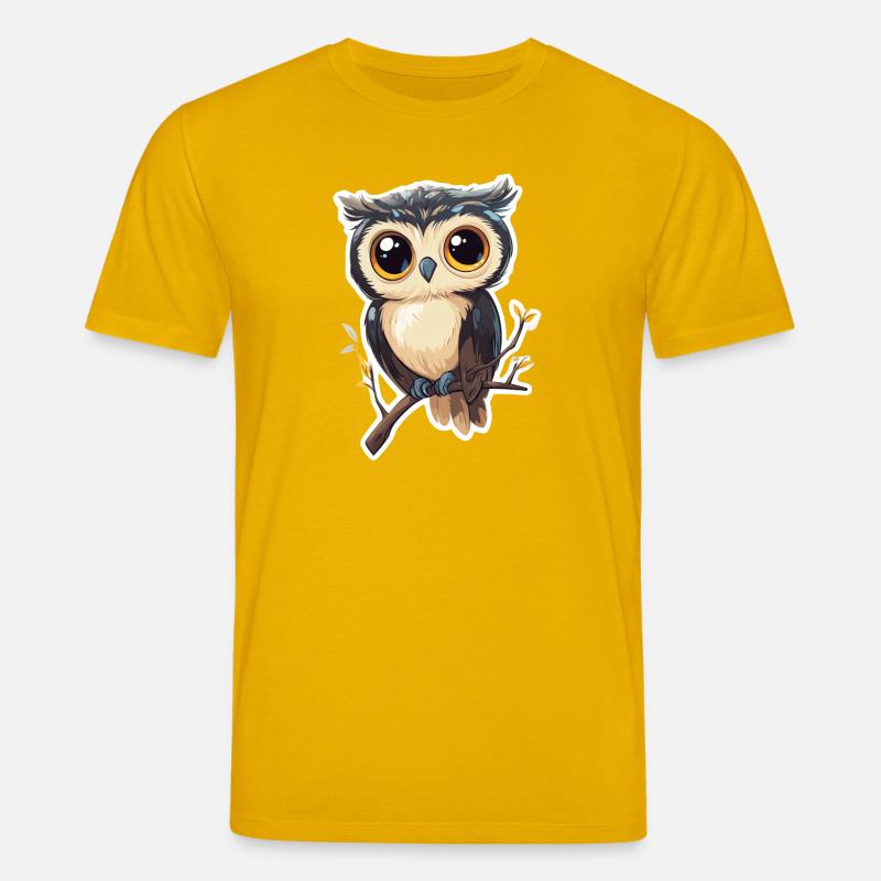 Eule - Stanley/Stella Unisex Bio-T-Shirt CREATOR  - Spektralgelb