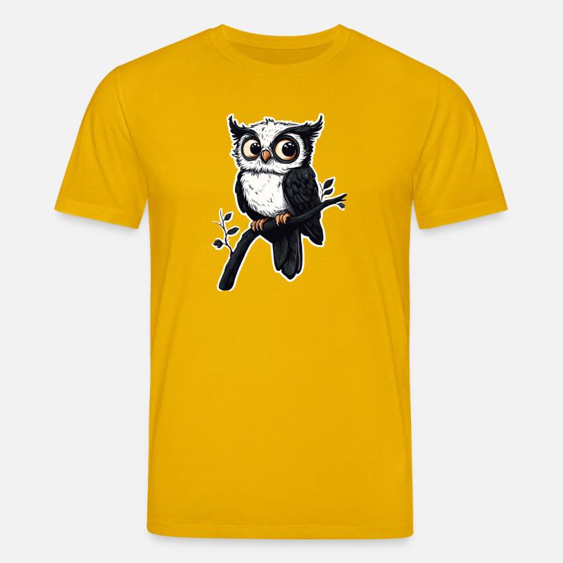 Eule - Stanley/Stella Unisex Bio-T-Shirt CREATOR  - Spektralgelb