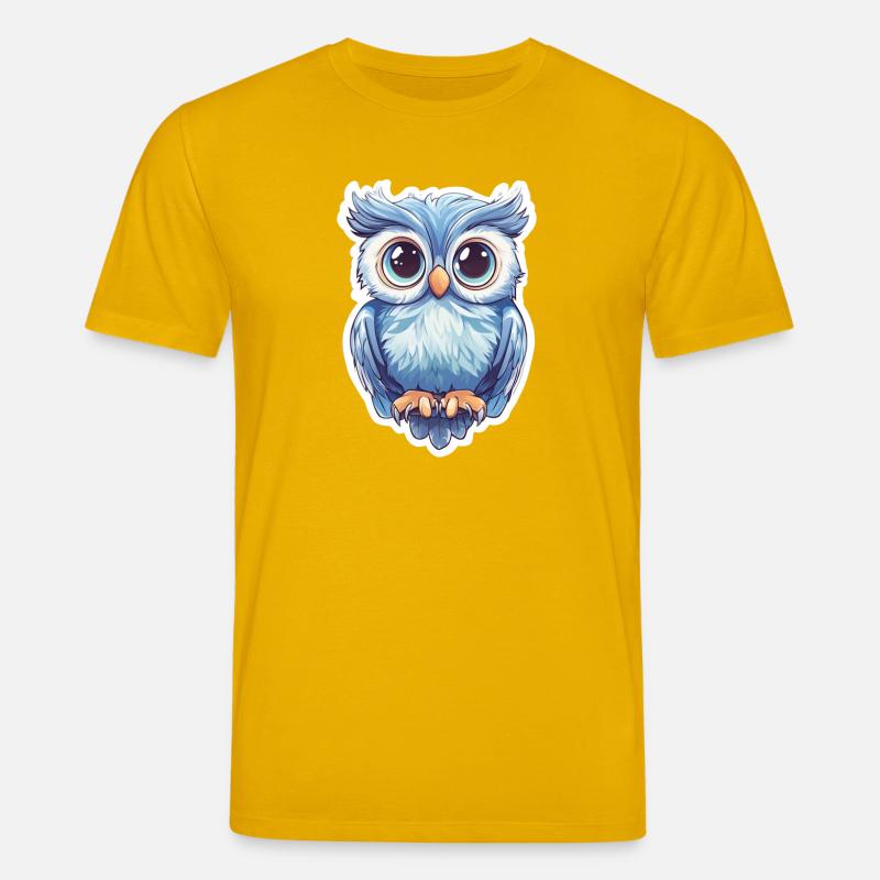 Eule - Stanley/Stella Unisex Bio-T-Shirt CREATOR  - Spektralgelb