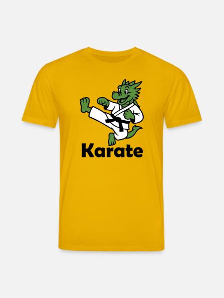 Karaté Dragon - T-shirt bio CREATOR Stanley/Stella Unisexe - jaune spectre