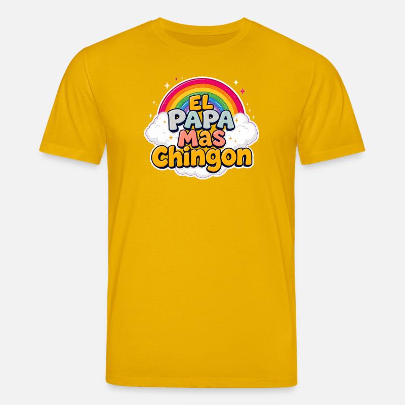 El Papa Mas Chingon - Stanley/Stella Unisex Bio-T-Shirt CREATOR  - Spektralgelb