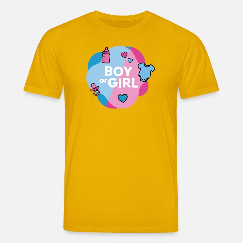 Geschlecht enthüllen Junge oder Mädchen - Stanley/Stella Unisex Bio-T-Shirt CREATOR  - Spektralgelb