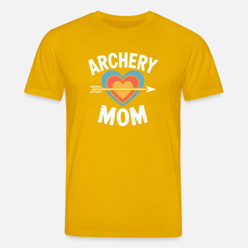 Bogenschießen Spruch Mutter Bogenschießen Geschenk - Stanley/Stella Unisex Bio-T-Shirt CREATOR  - Spektralgelb