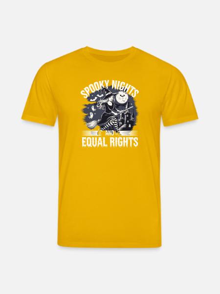 Nuits effrayantes et même sorcière - T-shirt bio CREATOR Stanley/Stella Unisexe - jaune spectre