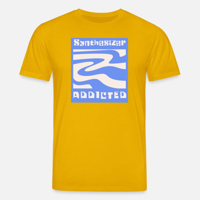 Synthesizer addicted Synth Modular - Stanley/Stella Unisex Bio-T-Shirt CREATOR  - Spektralgelb