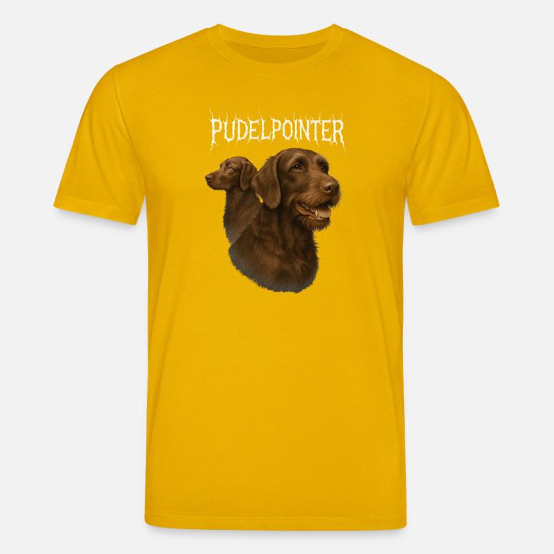 Caniche Pointer - T-shirt bio CREATOR Stanley/Stella Unisexe - jaune spectre