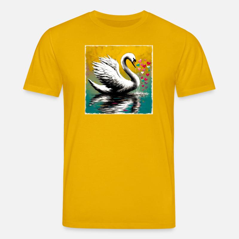 Schwan - Stanley/Stella Unisex Bio-T-Shirt CREATOR  - Spektralgelb