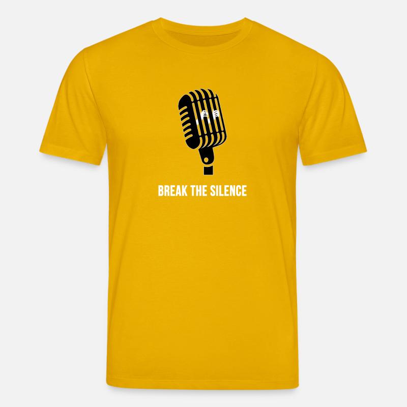 Break the Silence - Stanley/Stella Unisex Bio-T-Shirt CREATOR  - Spektralgelb