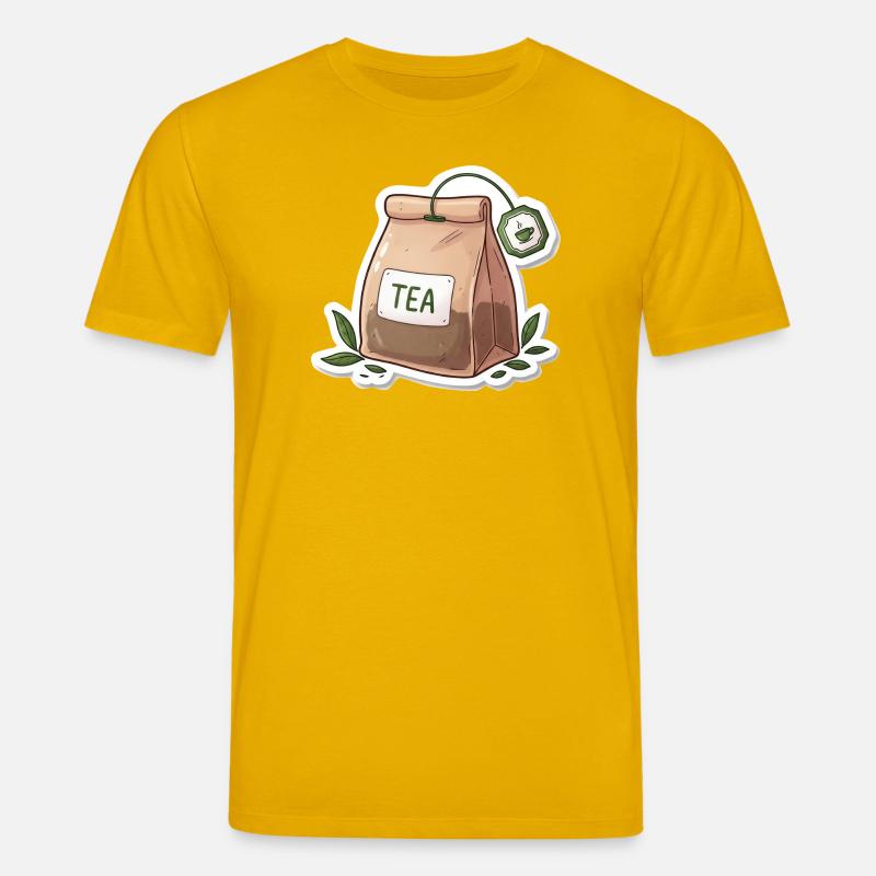 Illustration de sachet de thé - T-shirt bio CREATOR Stanley/Stella Unisexe - jaune spectre