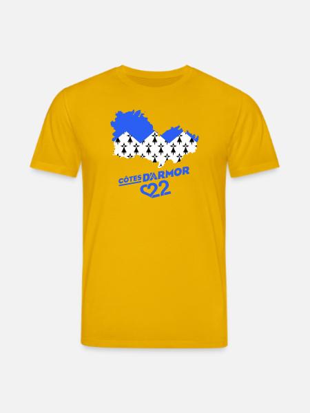 Cotes d'Armor 22 - Stanley/Stella CREATOR Unisex Organic T-Shirt - spectra yellow