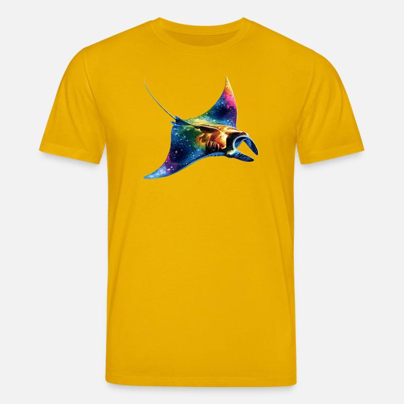 Manta Rochen Teufelsrochen Stachelrochen Taucher - Stanley/Stella Unisex Bio-T-Shirt CREATOR  - Spektralgelb