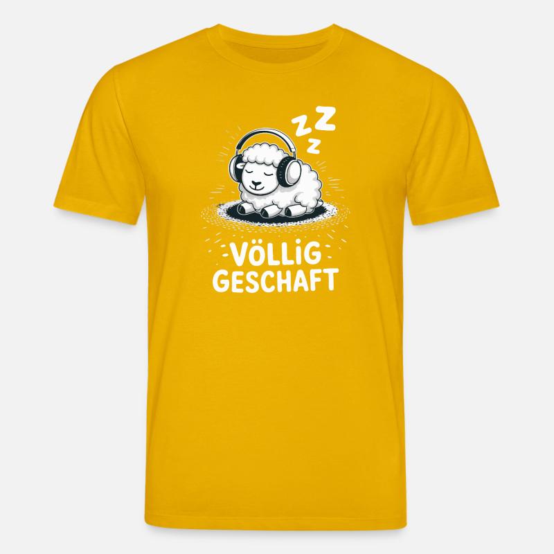Conception de mouton entièrement réalisée - T-shirt bio CREATOR Stanley/Stella Unisexe - jaune spectre