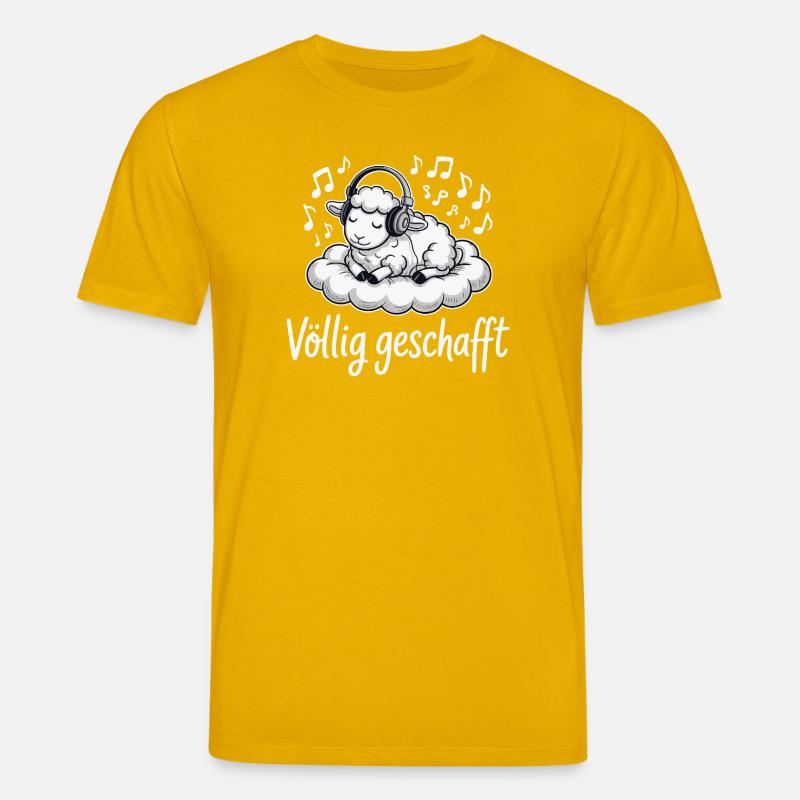 Conception de mouton entièrement réalisée - T-shirt bio CREATOR Stanley/Stella Unisexe - jaune spectre