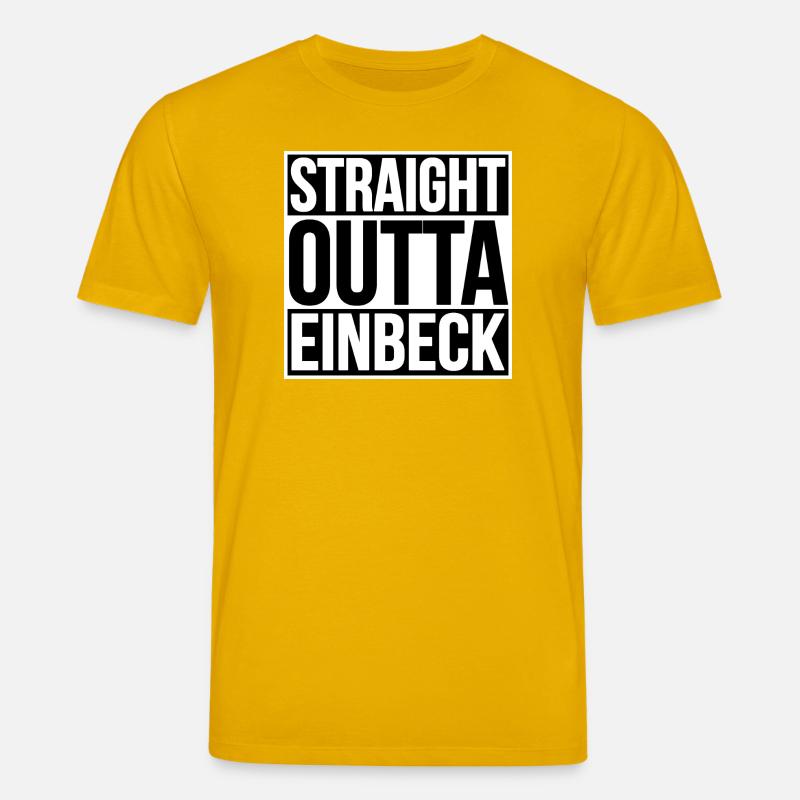 Straight Outta Einbeck - T-shirt bio CREATOR Stanley/Stella Unisexe - jaune spectre