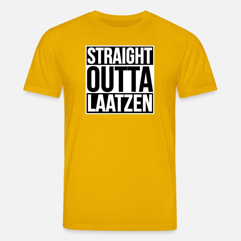 Straight Outta Laatzen - Stanley/Stella Unisex Bio-T-Shirt CREATOR  - Spektralgelb