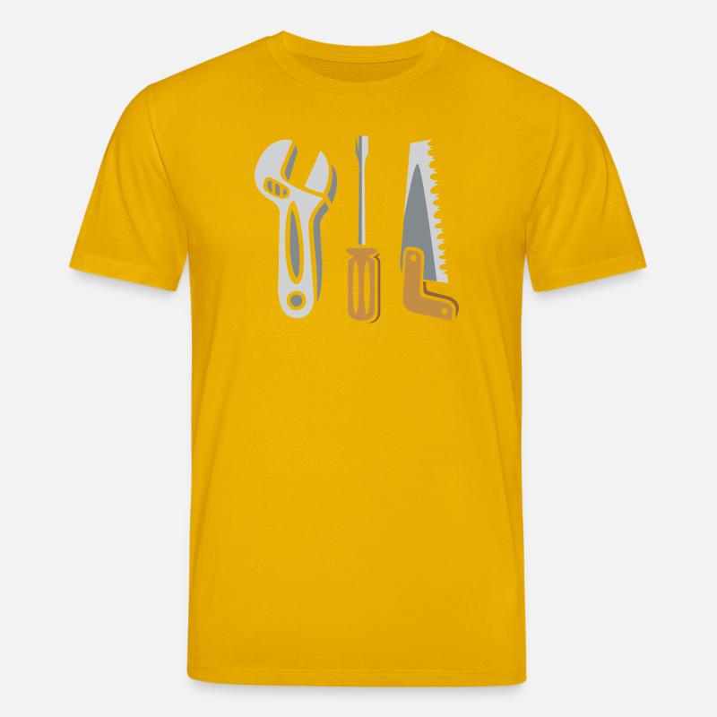Ensemble d’outils – Conception DIY - T-shirt bio CREATOR Stanley/Stella Unisexe - jaune spectre