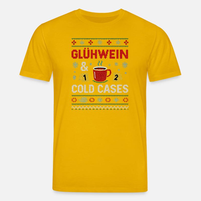 Glühwein & Cold Cases - Stanley/Stella Unisex Bio-T-Shirt CREATOR  - Spektralgelb