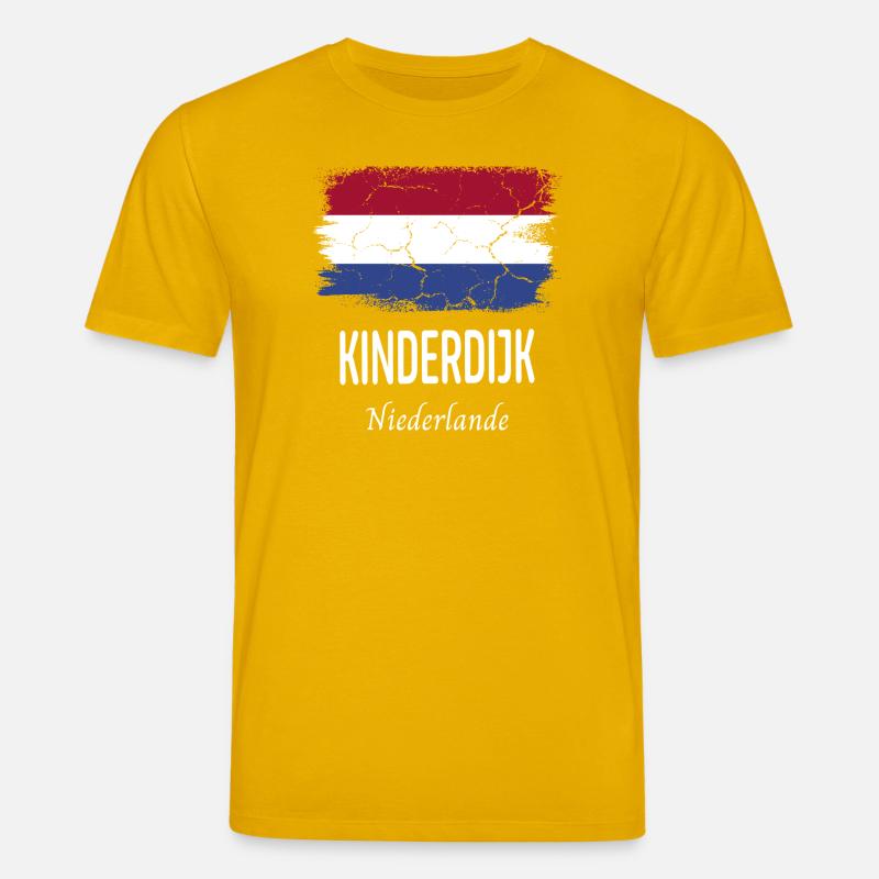 Kinderdijk - T-shirt bio CREATOR Stanley/Stella Unisexe - jaune spectre