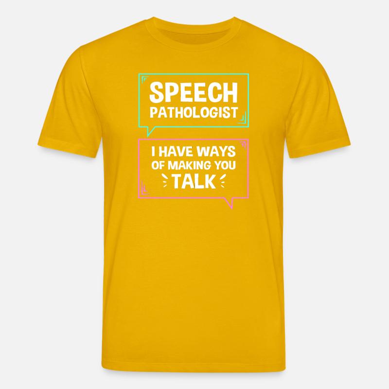 Sprachpathologe SLP Logopäde - Stanley/Stella Unisex Bio-T-Shirt CREATOR  - Spektralgelb