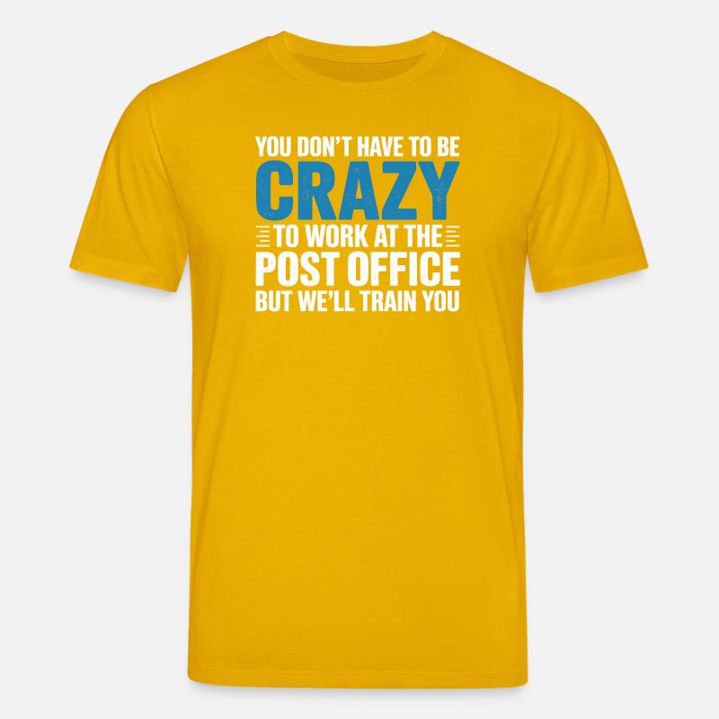 Lustiger Postbote Postpostangestellter - Stanley/Stella Unisex Bio-T-Shirt CREATOR  - Spektralgelb