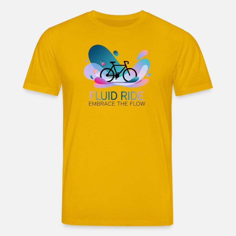 Fluid Ride Umarme den Flow - Stanley/Stella Unisex Bio-T-Shirt CREATOR  - Spektralgelb