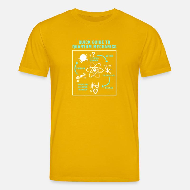 Physique quantique Physique quantique Saut quantique - T-shirt bio CREATOR Stanley/Stella Unisexe - jaune spectre