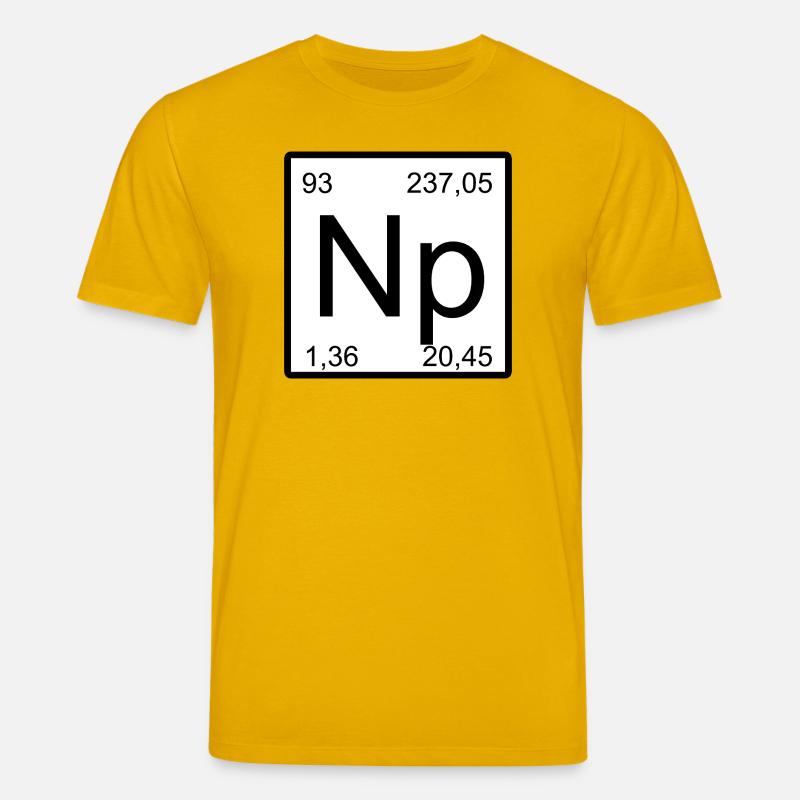 Neptunium Elementar Minimalkunst - Stanley/Stella Unisex Bio-T-Shirt CREATOR  - Spektralgelb