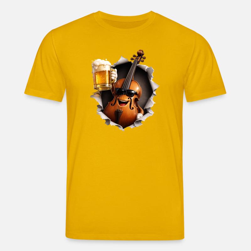 Cello Bier - Stanley/Stella Unisex Bio-T-Shirt CREATOR  - Spektralgelb