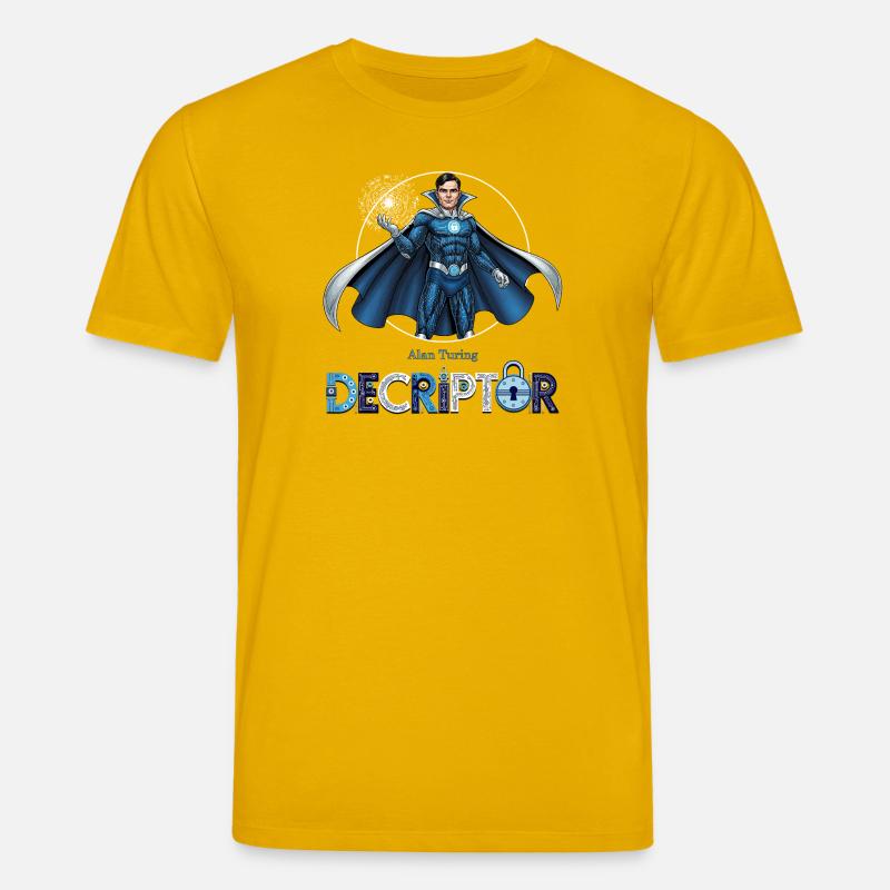 Hero Coder Decryptor - Stanley/Stella CREATOR Unisex Organic T-Shirt - spectra yellow