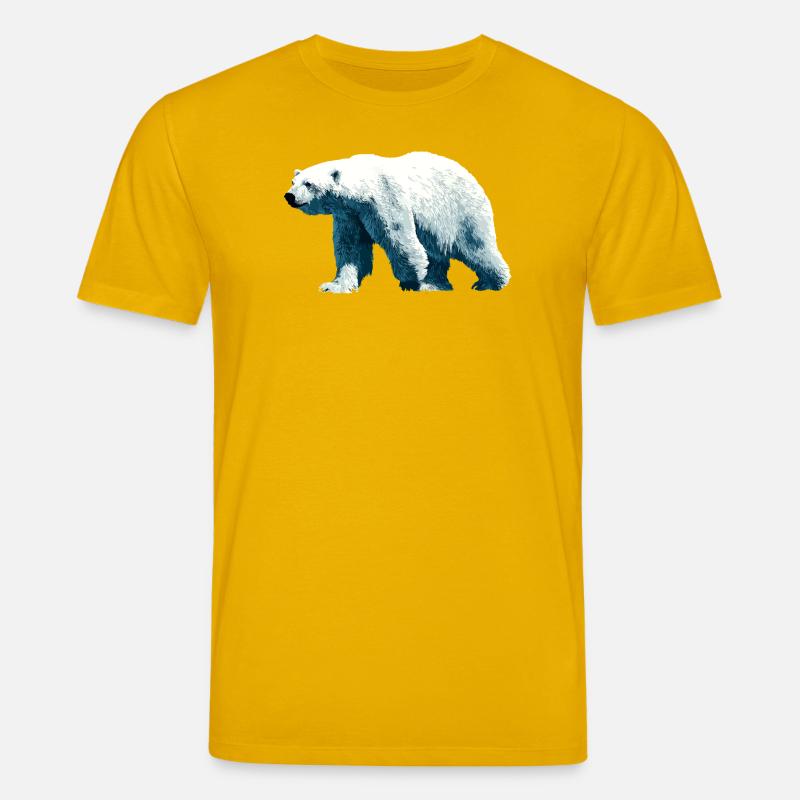 Polar Bär Eisbär - Stanley/Stella Unisex Bio-T-Shirt CREATOR  - Spektralgelb