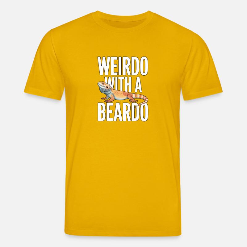 Weirdo mit Bartkind - Stanley/Stella Unisex Bio-T-Shirt CREATOR  - Spektralgelb