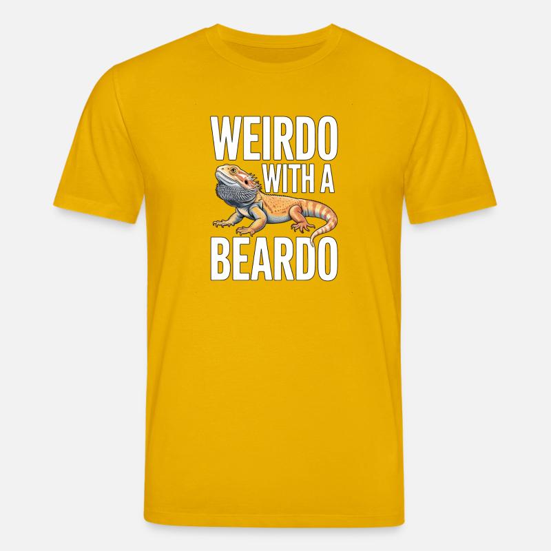 Weirdo mit Bartkind - Stanley/Stella Unisex Bio-T-Shirt CREATOR  - Spektralgelb