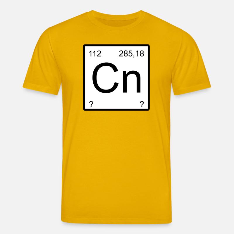 Copernicium Element Block Tee - Stanley/Stella Unisex Bio-T-Shirt CREATOR  - Spektralgelb