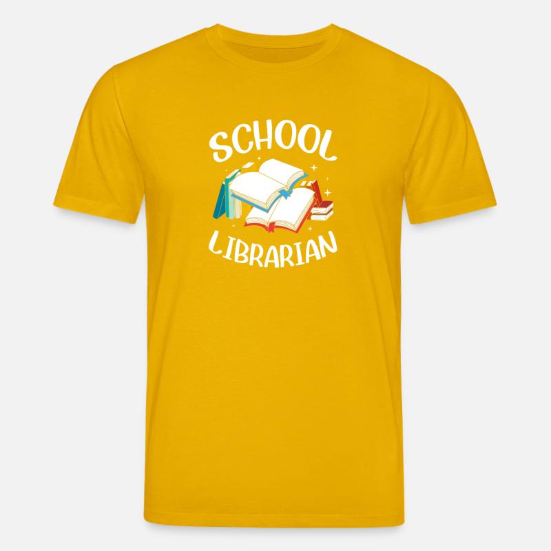 Rat de bibliothèque de lecture - T-shirt bio CREATOR Stanley/Stella Unisexe - jaune spectre