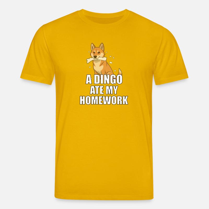 A Dingo Ate My Homework - Stanley/Stella Unisex Bio-T-Shirt CREATOR  - Spektralgelb