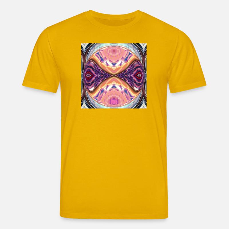 Kaleidoskop Orb Farbexplosion - Stanley/Stella Unisex Bio-T-Shirt CREATOR  - Spektralgelb
