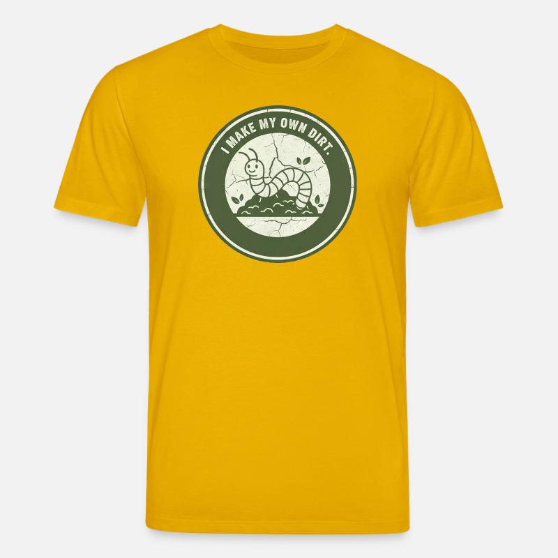 Compost de vers : sol indépendant - T-shirt bio CREATOR Stanley/Stella Unisexe - jaune spectre