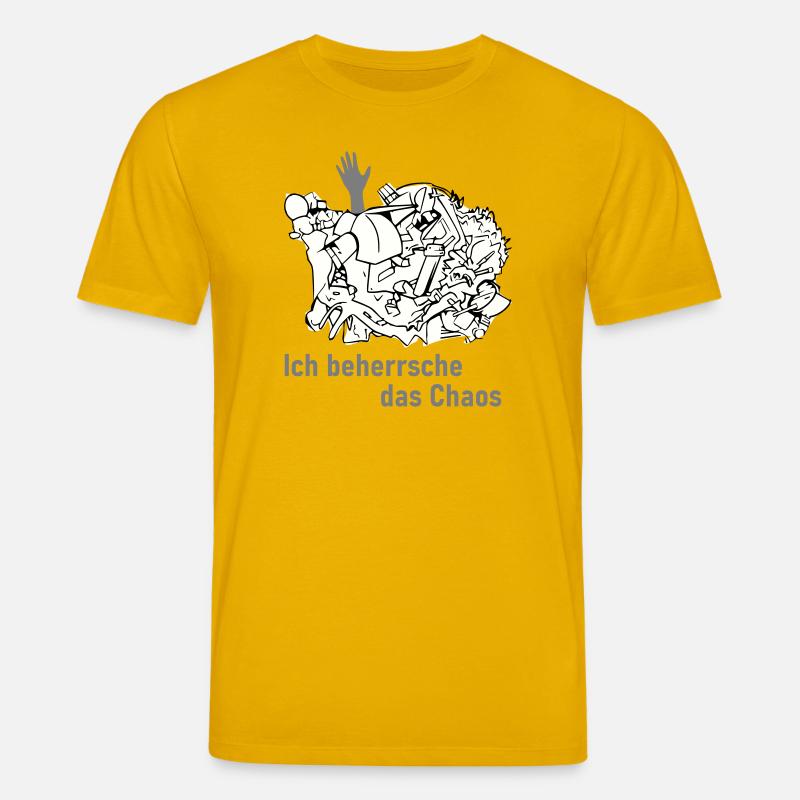 Ich behersche das Chaos - Stanley/Stella Unisex Bio-T-Shirt CREATOR  - Spektralgelb