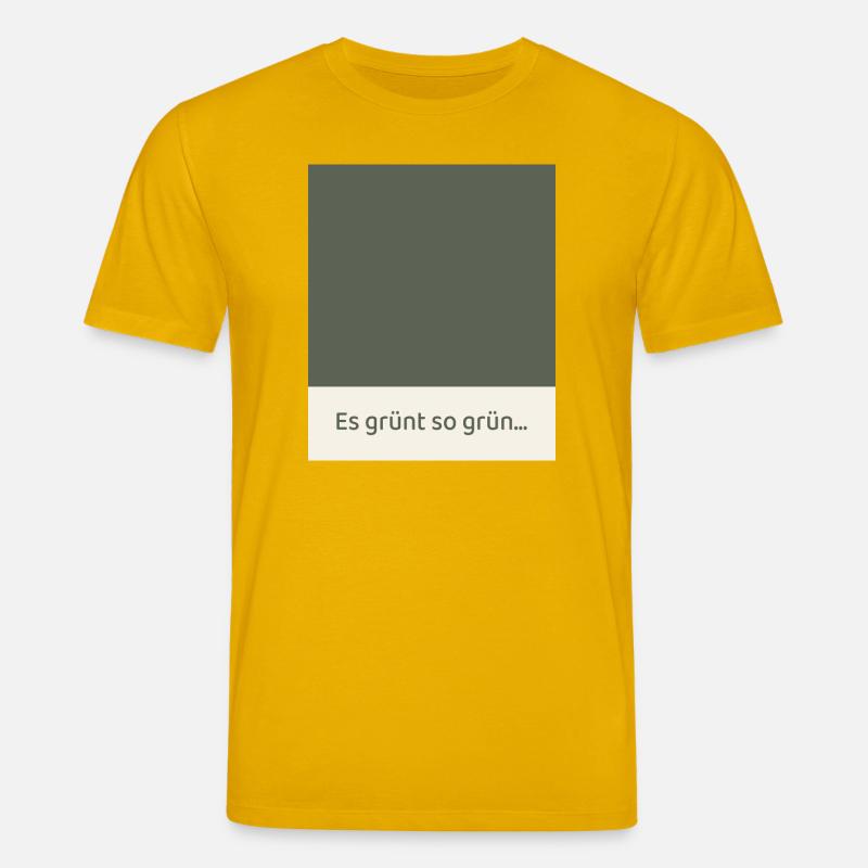 C’est tellement vert – Affiche Modern Fields - T-shirt bio CREATOR Stanley/Stella Unisexe - jaune spectre