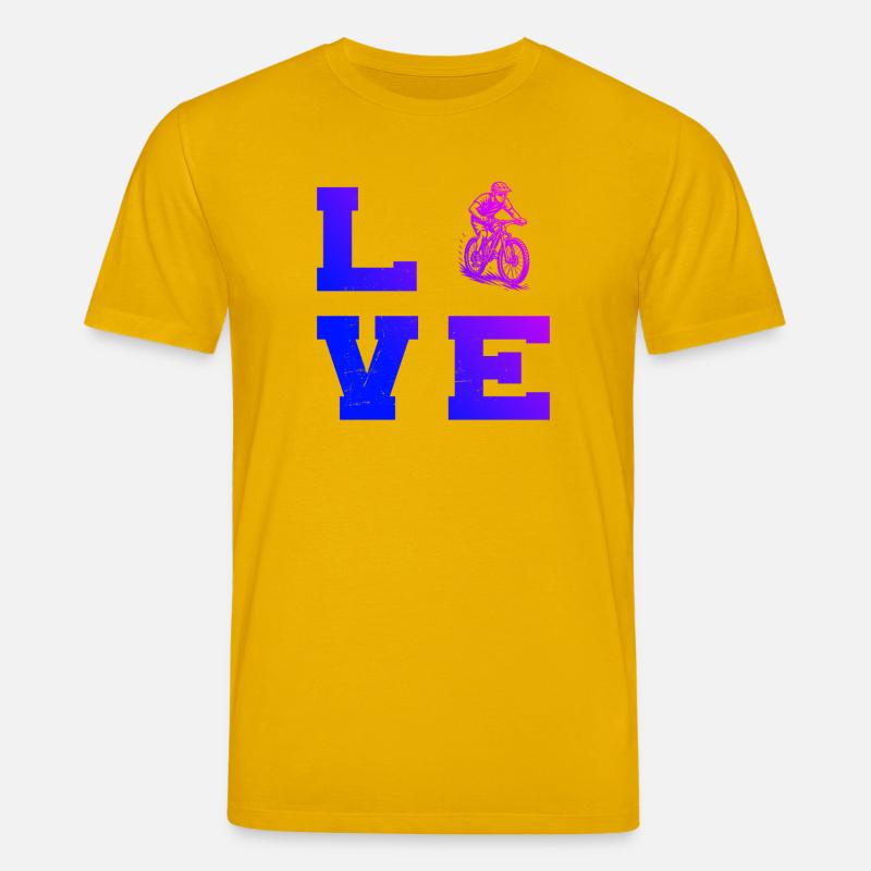 Déclaration directe sur le VTT - T-shirt bio CREATOR Stanley/Stella Unisexe - jaune spectre