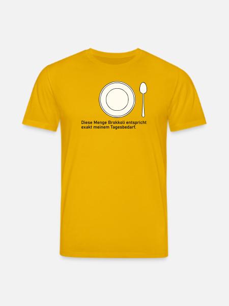 Daily Value of Broccoli - Stanley/Stella CREATOR Unisex Organic T-Shirt - spectra yellow