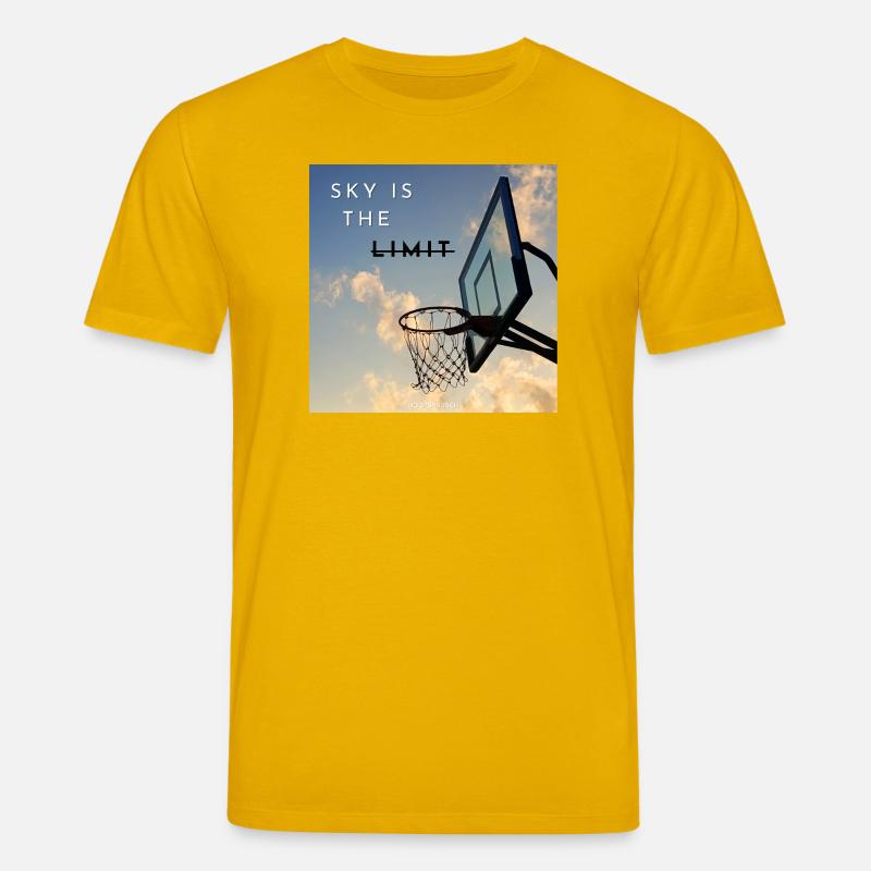 Sky Is The Limit Hoops - Stanley/Stella Unisex Bio-T-Shirt CREATOR  - Spektralgelb