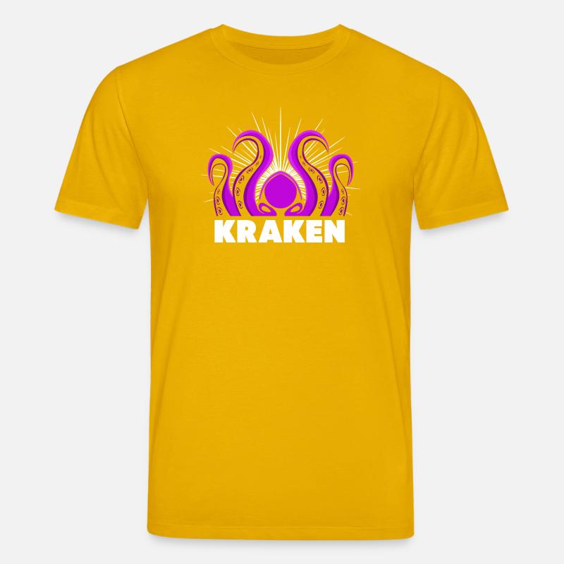 Octopus Octopus Octopus Octopus Octopus - Stanley/Stella CREATOR Unisex Organic T-Shirt - spectra yellow